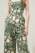 Load image into Gallery viewer, Terri Floral Sweet Stuff Wide Leg Jumpsuit - Olive Green
