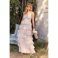 Load image into Gallery viewer, Alyssa Floral Tiered Maxi Dress - Pastel Multi