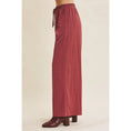 Load image into Gallery viewer, Angela Wide Leg Pants - Dark Raspberry
