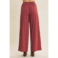 Load image into Gallery viewer, Angela Wide Leg Pants - Dark Raspberry