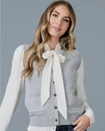 Load image into Gallery viewer, Arden V-Neck Sweater Vest - Heather Gray