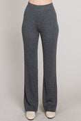 Load image into Gallery viewer, Bailey Ribbed Flared Pants