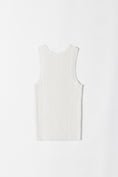 Load image into Gallery viewer, Brielle Ribbed Knit Tank Top - White