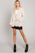 Load image into Gallery viewer, Chloe Single-Breasted Blazer - Pale Almond
