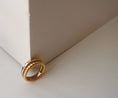 Load image into Gallery viewer, Christine Double Twisted Braided Ring - Gold