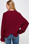 Load image into Gallery viewer, Ciara Knit Crewneck Sweater - Cranberry
