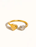 Load image into Gallery viewer, Covey Two-Tone Heart Ring