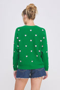 Load image into Gallery viewer, Elle Soft Dolman Sweater - Green, Pink