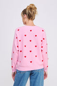 Load image into Gallery viewer, Elle Soft Dolman Sweater - Green, Pink