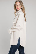 Load image into Gallery viewer, Elsa Corduroy Shirt Jacket - Cream