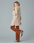 Load image into Gallery viewer, Faye Shawl Collar Long Cardigan - Cobblestone