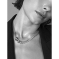 Load image into Gallery viewer, Grace Silver Chain Necklace - White Gold
