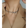 Load image into Gallery viewer, Grace Silver Chain Necklace - White Gold