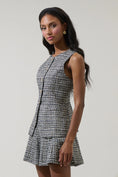Load image into Gallery viewer, Halle Tweed Button Vest - Black/Multi