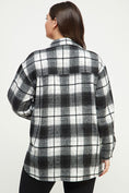Load image into Gallery viewer, Harlowe Soft-Brushed Plaid Shirt Jacket