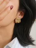 Load image into Gallery viewer, Jane Textured Knot Stud Earrings
