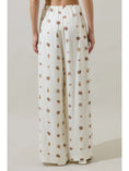 Load image into Gallery viewer, Kai Shells Wide Leg Pants - Ivory/Brown