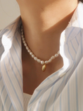 Load image into Gallery viewer, Kaia Freshwater Pearl Charm Necklace