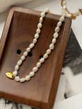 Load image into Gallery viewer, Kaia Freshwater Pearl Charm Necklace