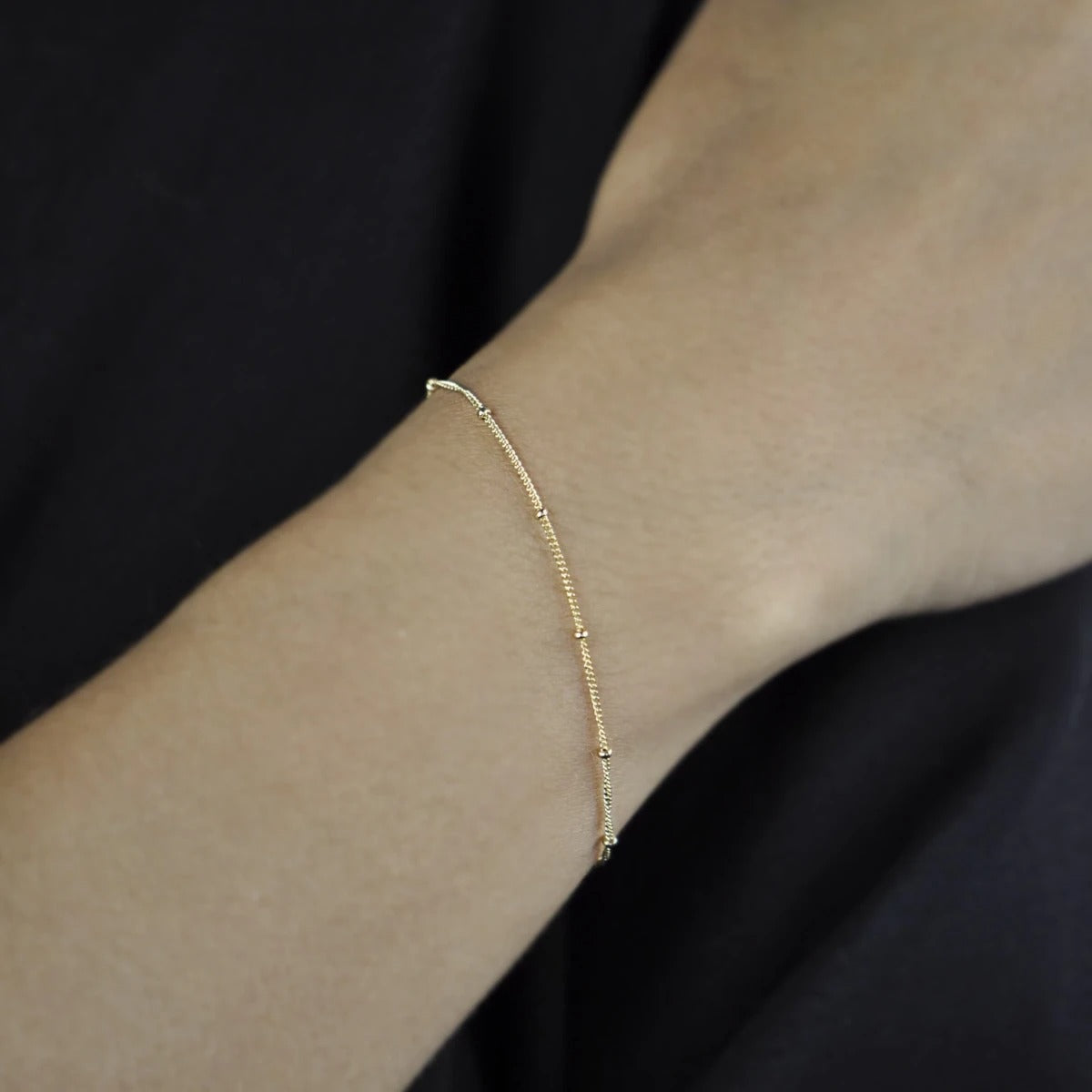 Keiko Ball Chain Bracelet - Gold, Silver
