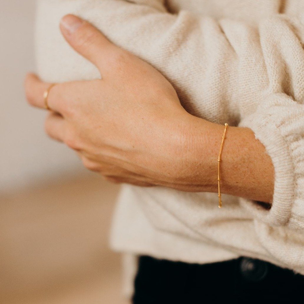 Keiko Ball Chain Bracelet - Gold, Silver
