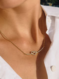 Load image into Gallery viewer, Kiara Smile Heart CZ Necklace