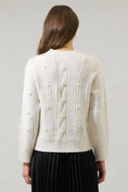 Load image into Gallery viewer, Leighton Pearl Drop Shoulder Sweater - Ivory