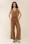 Load image into Gallery viewer, Marianna Wide Leg Linen Pant - Natural, Desert Tan, Sage