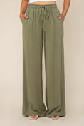 Load image into Gallery viewer, Marianna Wide Leg Linen Pant - Natural, Desert Tan, Sage