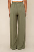 Load image into Gallery viewer, Marianna Wide Leg Linen Pant - Natural, Desert Tan, Sage