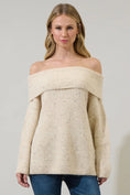 Load image into Gallery viewer, Marice Off the Shoulder Sweater - Oatmeal