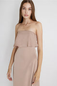 Load image into Gallery viewer, May Tiered Strapless Dress - Blush