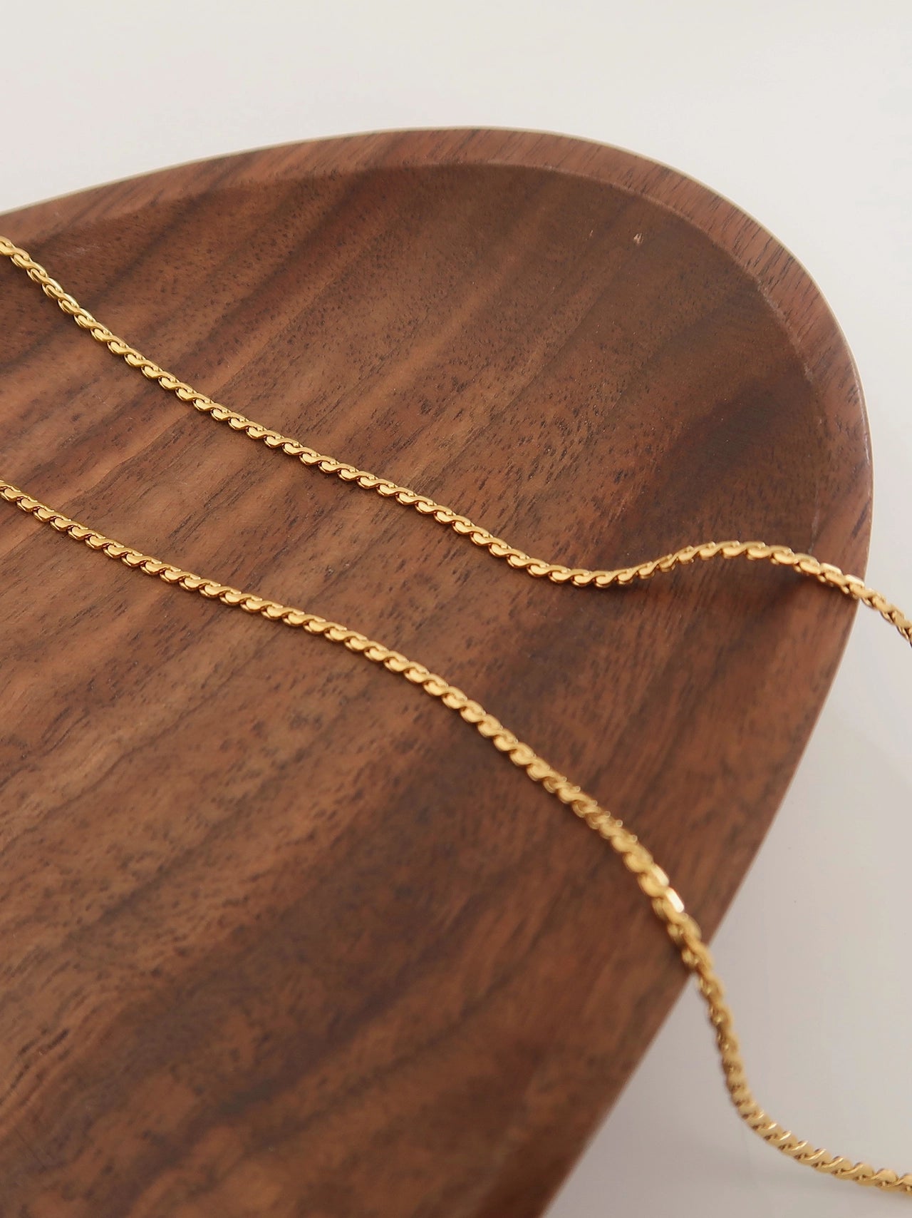 Nadine Snake Chain Necklace - Gold