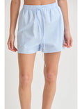 Load image into Gallery viewer, Ocean Poplin Button-Up Shirt & Shorts Set - Light Blue