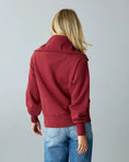 Load image into Gallery viewer, Rory Quarter Zip Sweatshirt - Burnt Russet