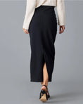 Load image into Gallery viewer, Sadie Straight Maxi Skirt - Black