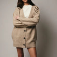 Load image into Gallery viewer, Setsuko Oversized Long Cardigan - Mocha