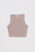 Load image into Gallery viewer, Simone Ribbed Scoop Neck Crop Top - Blush