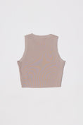 Load image into Gallery viewer, Simone Ribbed Scoop Neck Crop Top - Blush