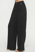 Load image into Gallery viewer, Stephanie Linen Trouser Pants - Black