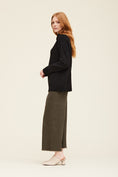 Load image into Gallery viewer, Cassandra Funnel Neck Sweater - Black