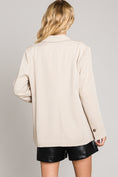 Load image into Gallery viewer, Chloe Single-Breasted Blazer - Pale Almond
