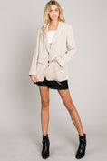 Load image into Gallery viewer, Chloe Single-Breasted Blazer - Pale Almond
