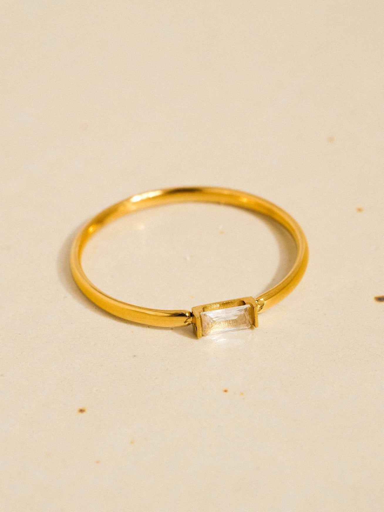 Dari Minimalist CZ Ring