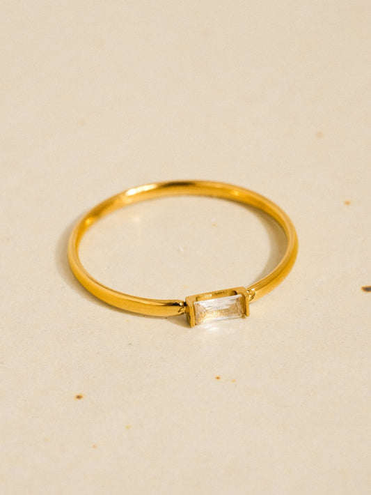 Dari Minimalist CZ Ring