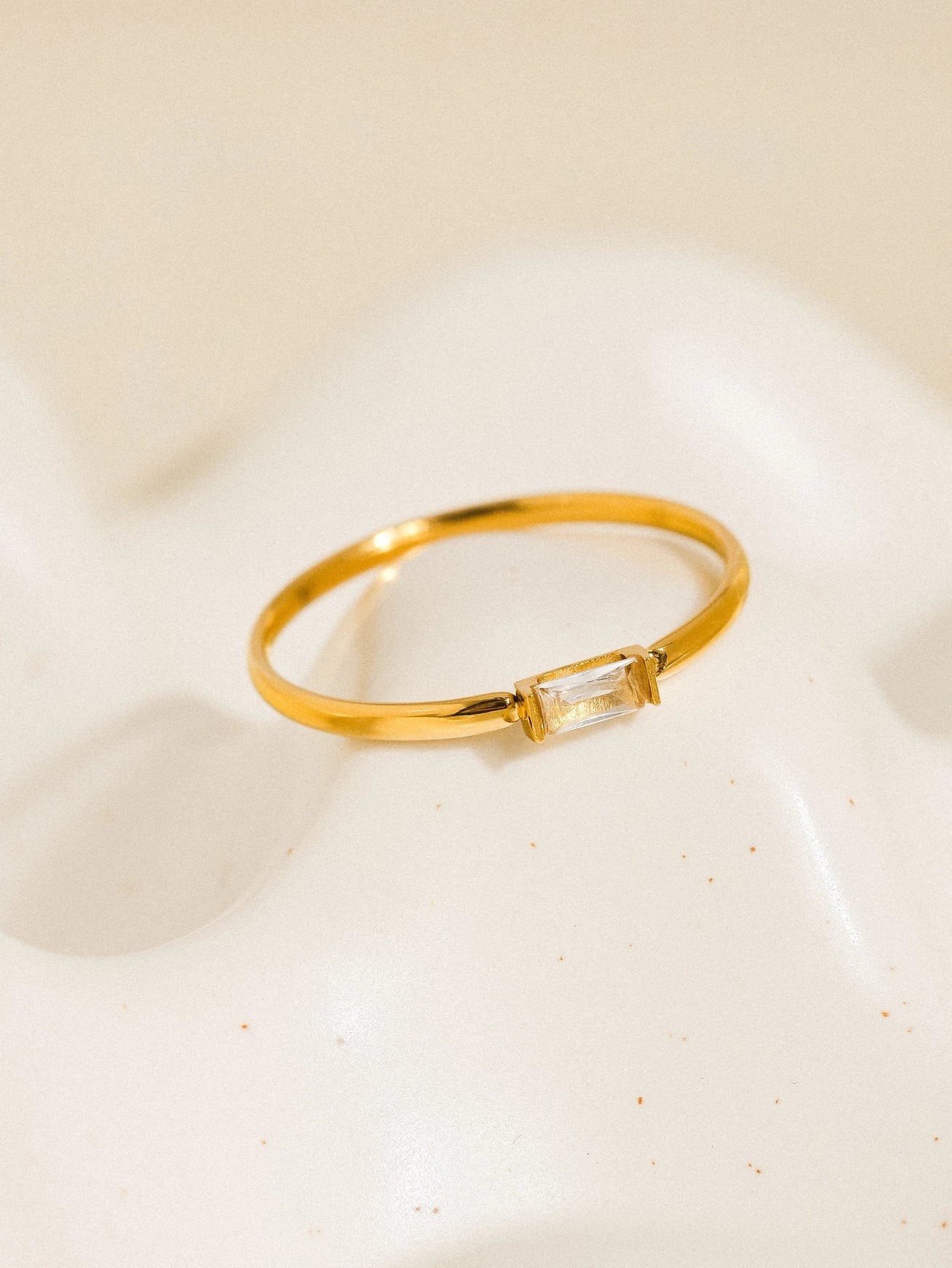 Dari Minimalist CZ Ring