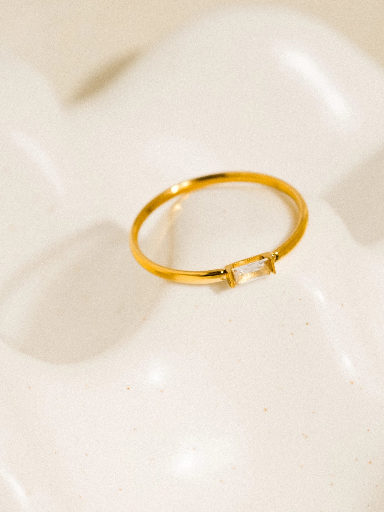 Dari Minimalist CZ Ring