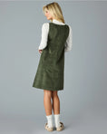 Load image into Gallery viewer, Elizabeth Corduroy Jumper Dress - Ivy
