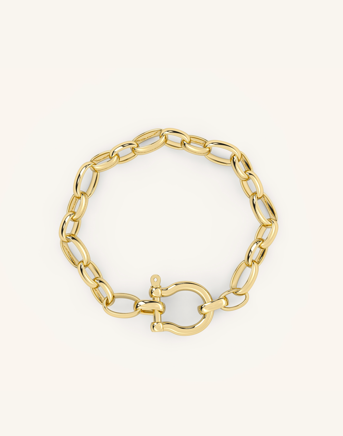 Empire Wrist Chain Bracelet - Gold
