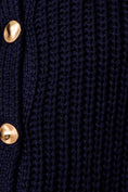 Load image into Gallery viewer, Eve Chunky Button Sweater Vest - Navy

